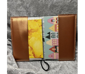 ADVENTSKALENDER 7. Dezember - Stickdatei ITH - Buchhülle A6 Kirschblüten Vögelchen